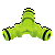 Переходник LIST`OK трехсторонний d 1/2" LYM 5803